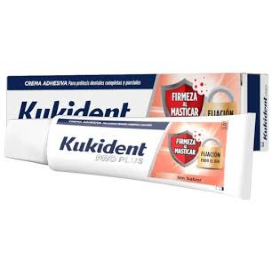 Kukident Pro Plus Firmeza ao Mastigar Creme adesivo
