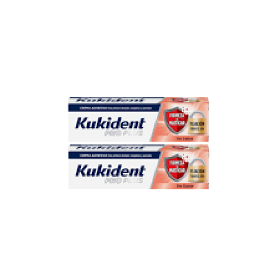 Kukident Pro Plus Firmeza Mastigar Sem Sabor Creme Adesivo - Pack