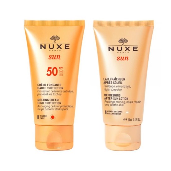 Nuxe Sun Creme Fundente SPF 50 + Oferta Nuxe Sun Leite Refrescante Pós-Solar