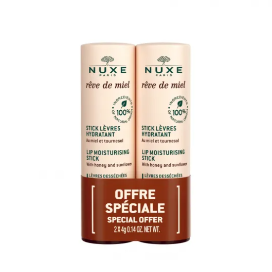 Nuxe Rêve de Miel Duplo Stick Labial Hidratante