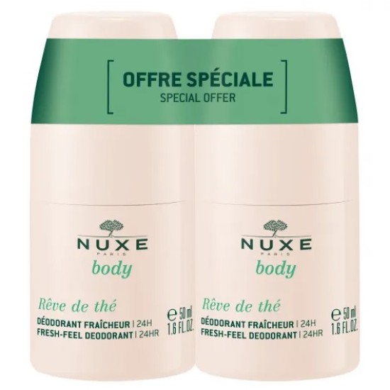 Nuxe Rêve de Thé Duo Desodorizante Longa Duração 24h 2x50ml