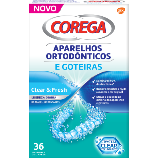 Corega Ortodont Goteiras Past Limp