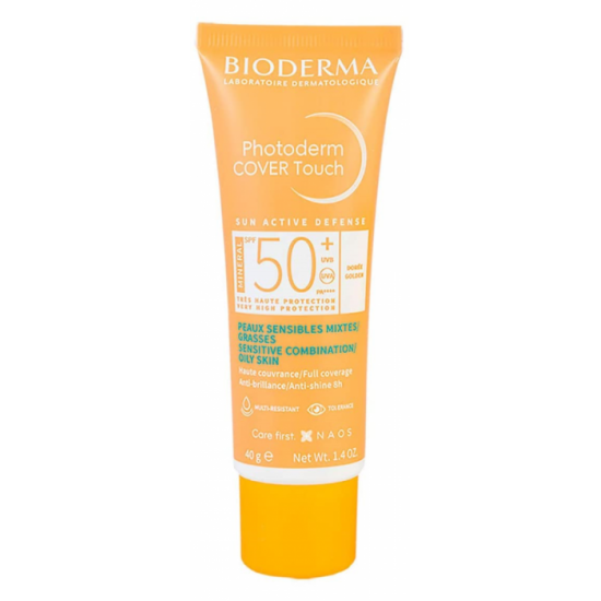 Photoderm Bioderma Cover Touch Dourado Spf50