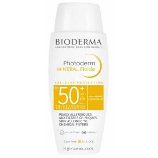 Photoderm Bioderma Mineral Fluído SPF50+ 75g