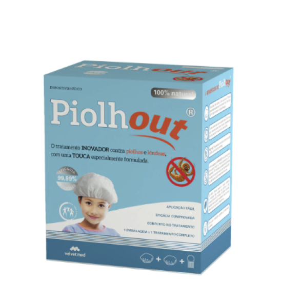 Piolhout Touca Anti-Piolhos X 2+Pente