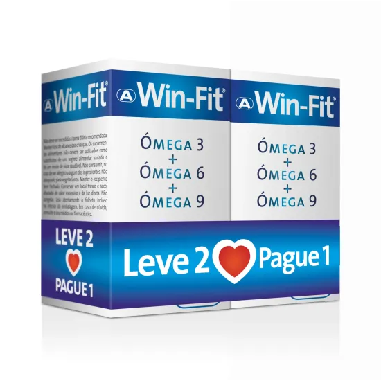 Win Fit ómega 3 + ómega 6 + ómega 9 Duo (2x30 cápsulas)