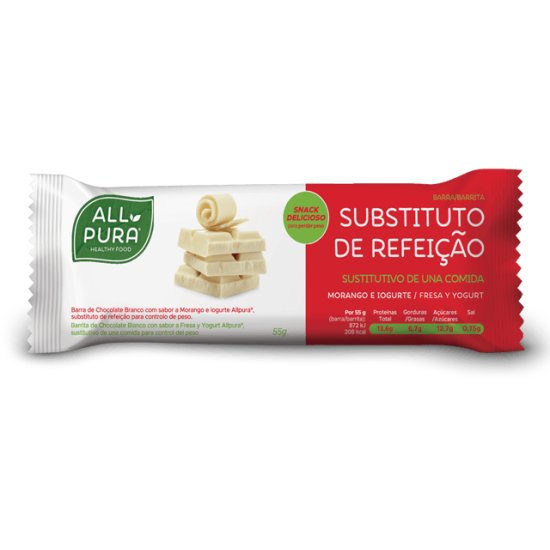 Allpura Barra Substituição de Refeição Chocolate Branco